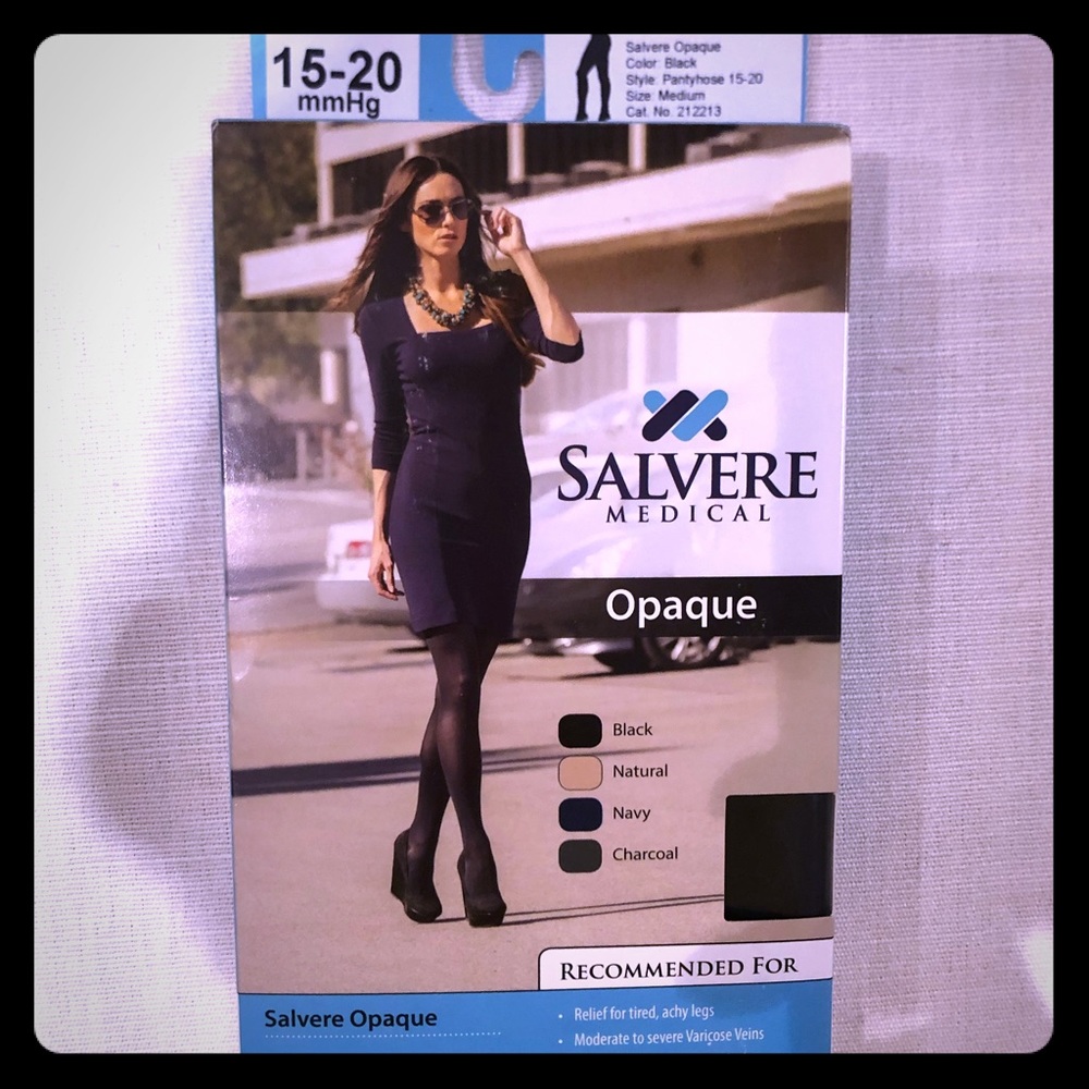 Salvere Compression Stockings 15-20 opaque Medium